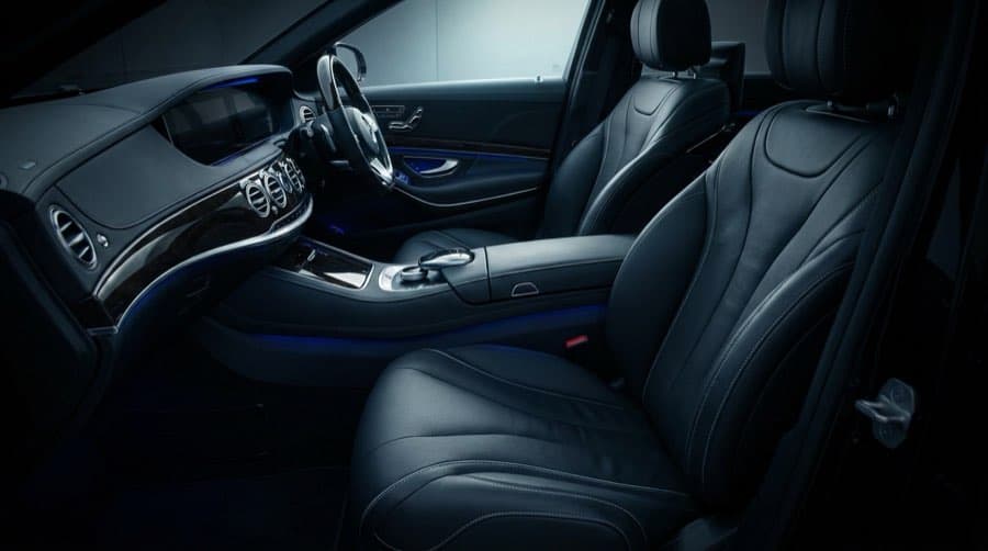 Immaculate detailed car interior